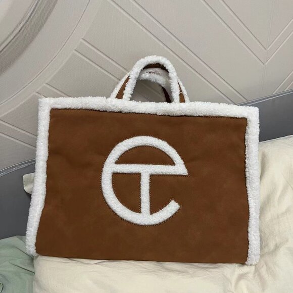 Telfar x Ugg Shearling Medium Bag